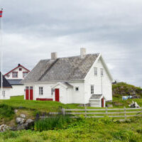 "Little town Andenes (Andoy) in Norway, Nordland Country."